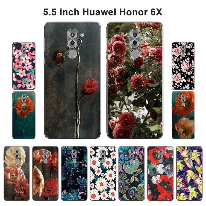 Чехол для телефона Huawei Honor 6X Чехлы 5 дюймов Задняя крышка необычная окрашенная GR5
