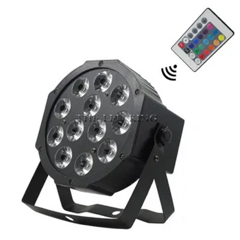 

LED Par 12x12W RGBW 4in1 Stage Light Par Light With DMX512 for disco DJ projector machine Party Decoration Stage Lighting