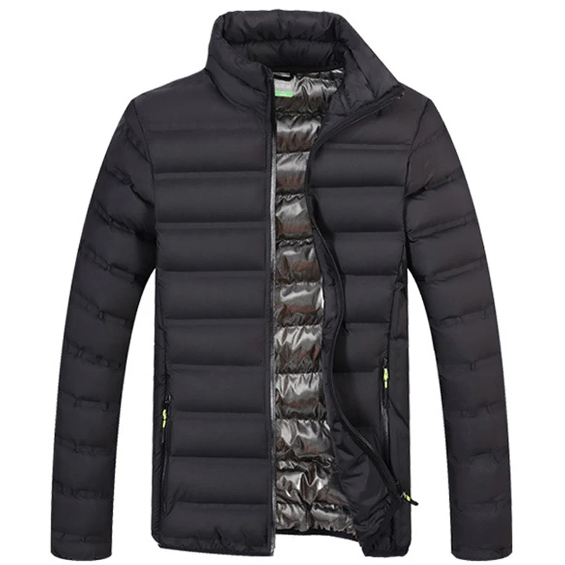 

Autumn Winter Lightweight Jackets Men Cotton Padded Parka Male Coats Outwear Windbreakers Men Brand Clothing jaqueta masculino