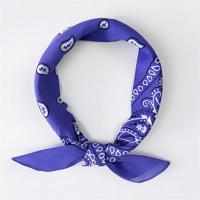 Unisex Cotton Blend Hip Hop Bandana Headwear Hair Band Scarf Neck Wrist Wrap Band Magic Head Square Scarf
