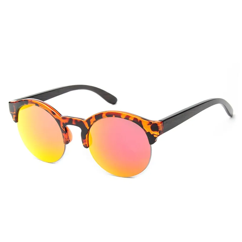 HINDFIELD модные круглые бамбуковые солнцезащитные очки для женщин, роскошные брендовые дизайнерские винтажные Ретро Деревянные солнцезащитные очки для мужчин oculos de sol mujer