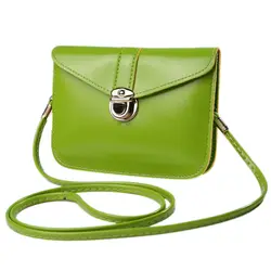 Jzug Для женщин сумки через плечо Винтаж стиль Искусственная кожа Сумка Сладкий Симпатичные Креста тела сумки сумка сумки (зеленый)