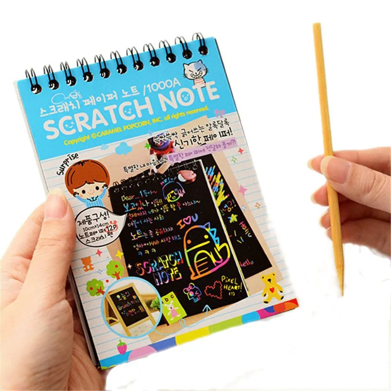 Забавная DIY нарисованная картина, книга для детей, Обучающие Развивающие игрушки, рождественский подарок