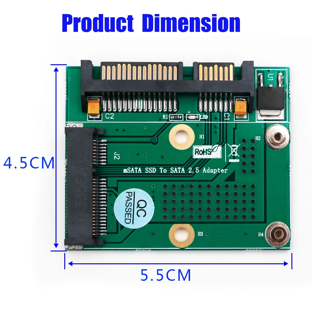 mSATA SSD to SATA 2.5\