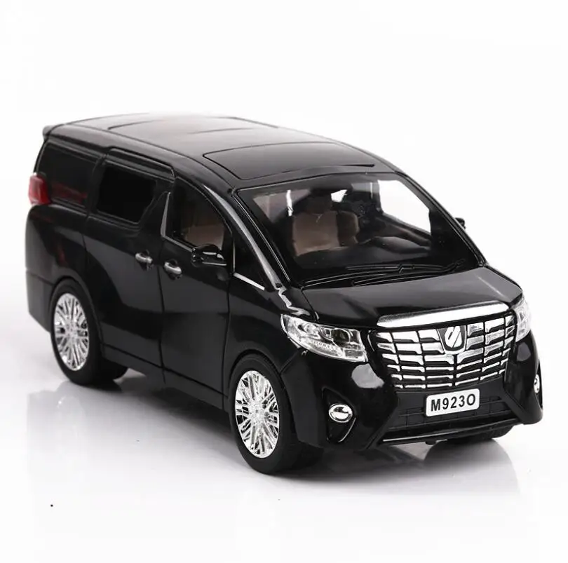 1:24 Литые и игрушечные автомобили Alphard модель автомобиля со звуком светильник