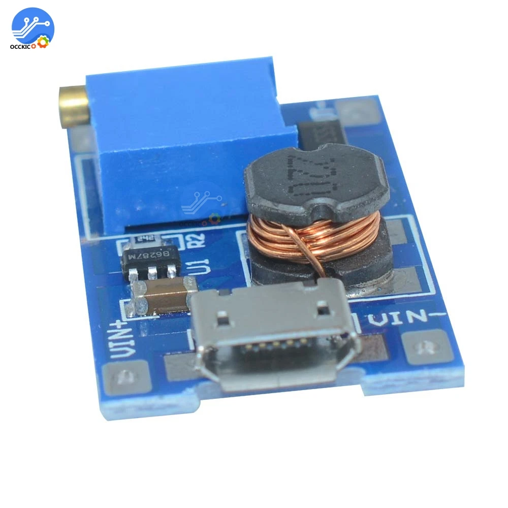 Повышающий преобразователь MT3608 с Micro USB Модуль повышения мощности макс. выход 28 в 2