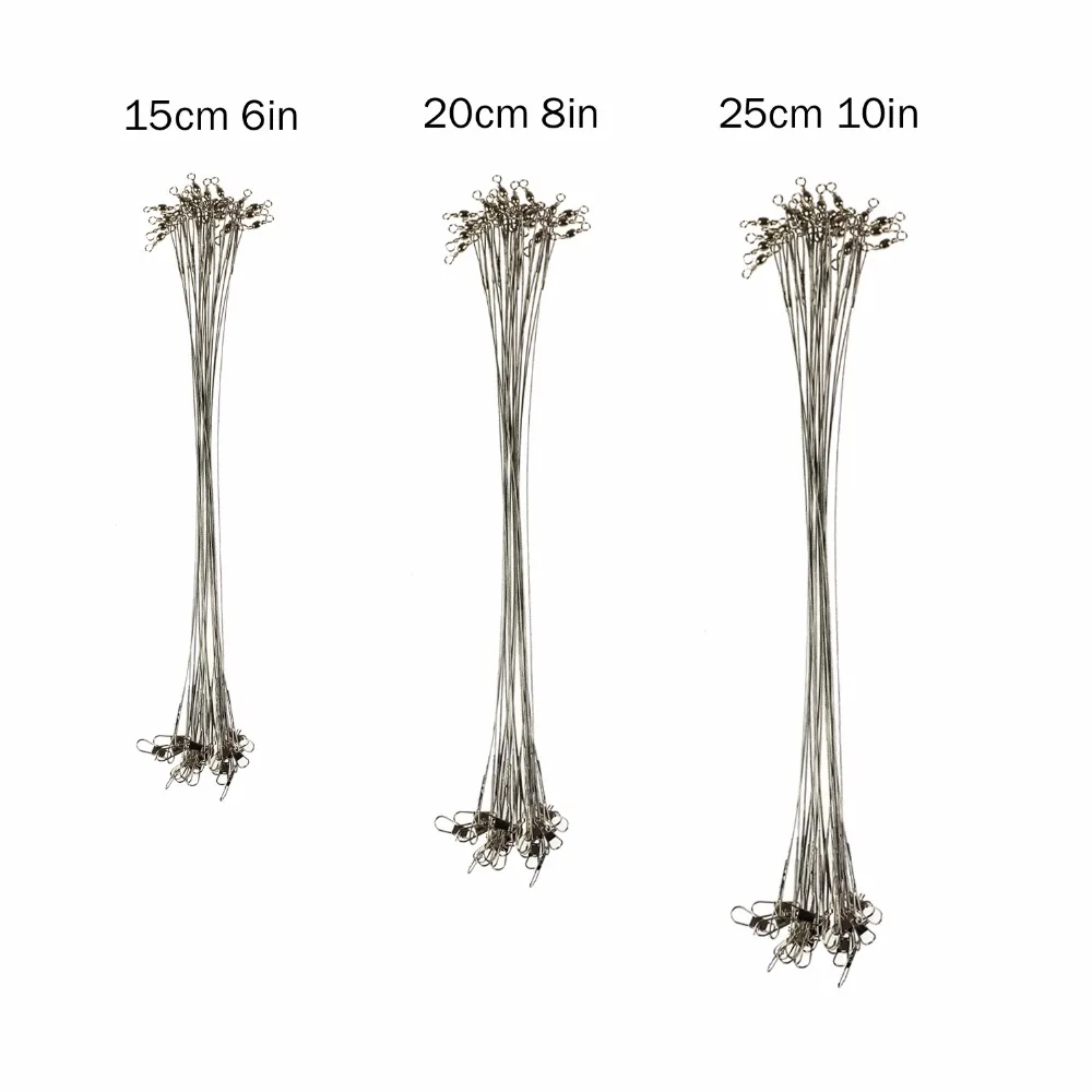 240 шт. рыболовная леска стальной проволоки лидер с поворотным замком оснастки рыболовные аксессуары красный черный зеленый серебристый Leadcore поводки