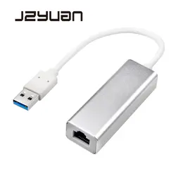 Jzyuan USB 3,0 Gigabit Ethernet Extension адаптер USB к RJ45 Lan сетевой карты для Windows 10 8 7 XP Mac операционная система, ноутбук PC компьютер