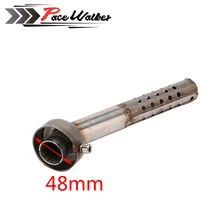 Металлический мотоцикл угловой дБ убийца Изгиб глушитель выхлопной трубы диаметр 48 мм Длина 190 мм