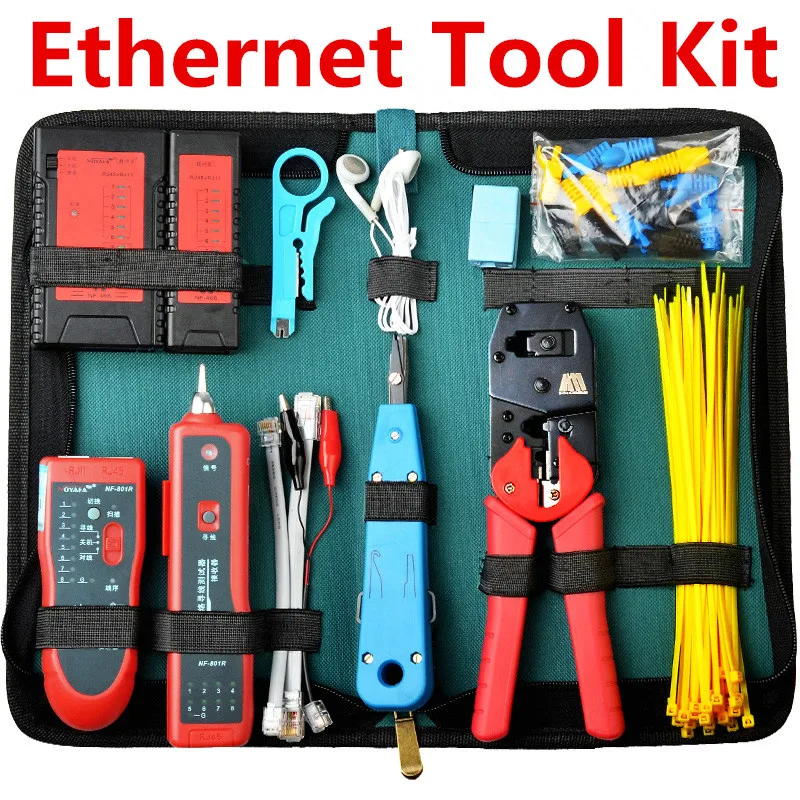 NF 801R Network tool kit RJ45 RJ11 USB Network Tool Set