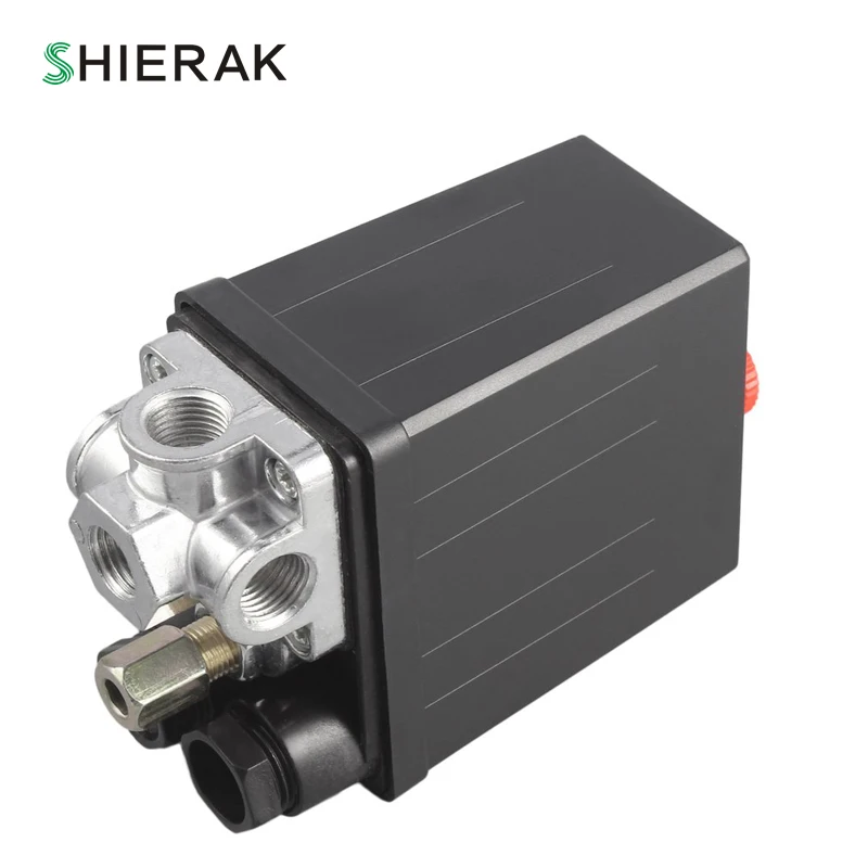 

SHIERAK Heavy Duty Air Compressor Pressure Switch Control Valve 90 PSI -120 PSI