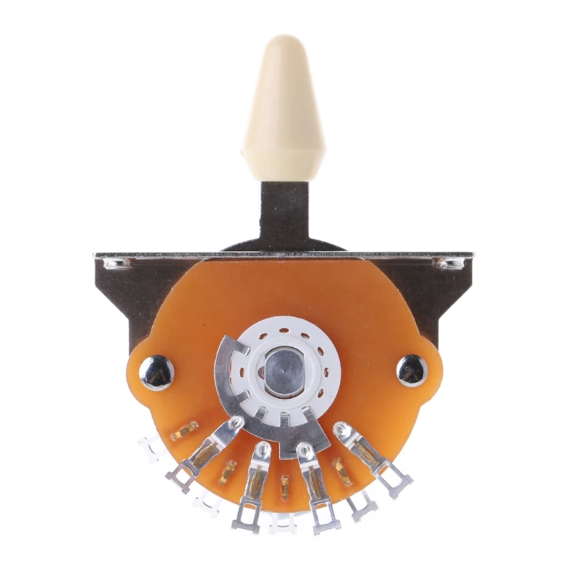1 шт. 5 рычажный переключатель для гитары аксессуары для ST FD электрогитары запасные части - Цвет: Beige