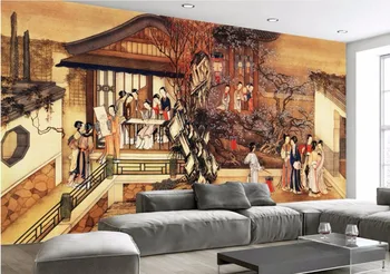 

3d room wallpaper custom photo mural Beautiful ladies background decoration painting 3d wall mural wallpaper for walls 3d