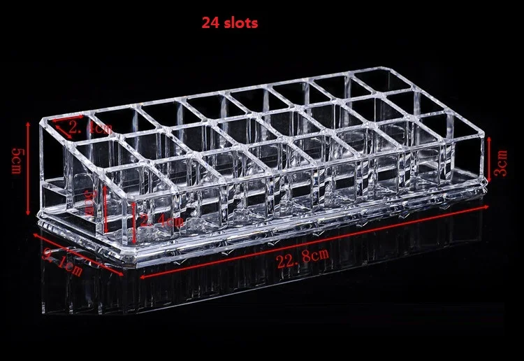 Акриловый Органайзер для макияжа, держатель для косметики, коробка для хранения губной помады, стойка для макияжа, аксессуары, чехол для хранения ювелирных изделий