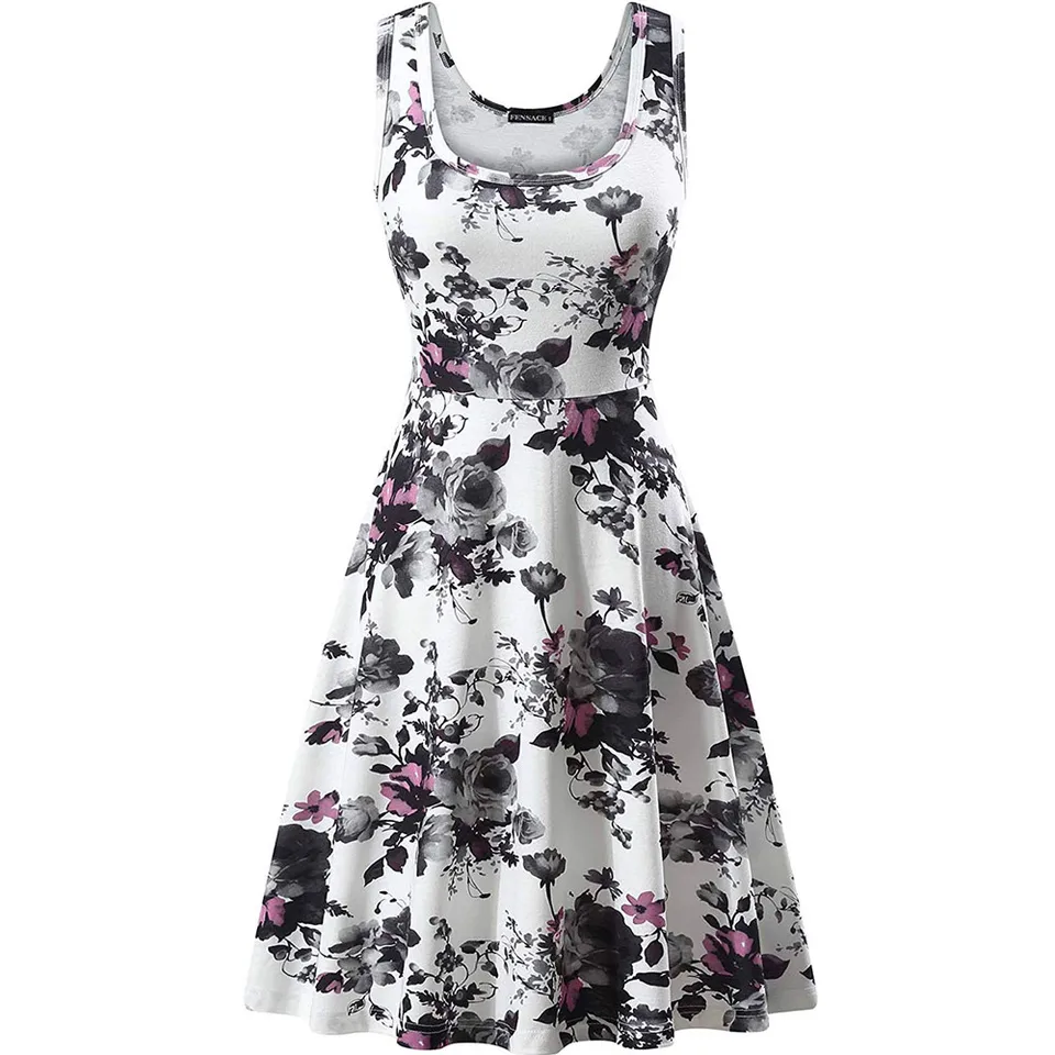 flower casual dresses