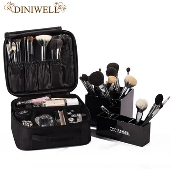 

New Arrival Professional Make Up Package Bag Nail Pattern Semi-permanent Tool Box Cosmetic Case bags Necessities Female Makeup