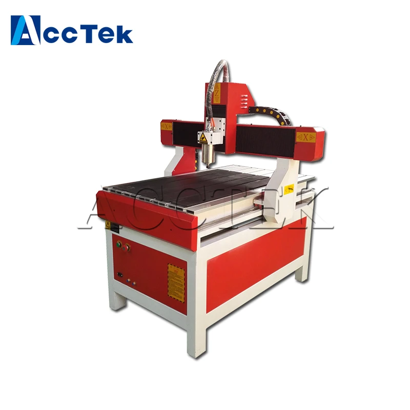 AccTek portable small cnc router 6090 6012 1212 mini wood engraving cnc