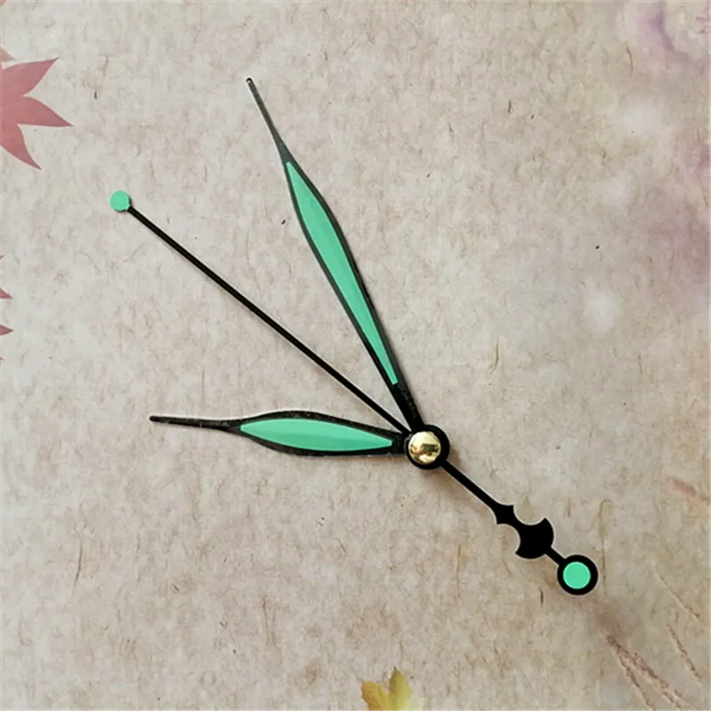 

50Sets Metal Clock Arms Noctilucent DIY Tool Clock Needle Metal Hands for Quartz Clock