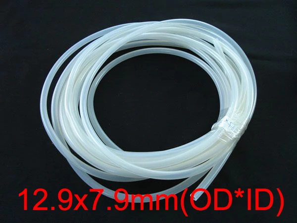 1M 12.9x7.9mm 12.9*7.9 Clear Transparent Medical Food Grade Flexible Pipe Water Drink Hose Peristaltic Pump Silicone Rubber Tube |