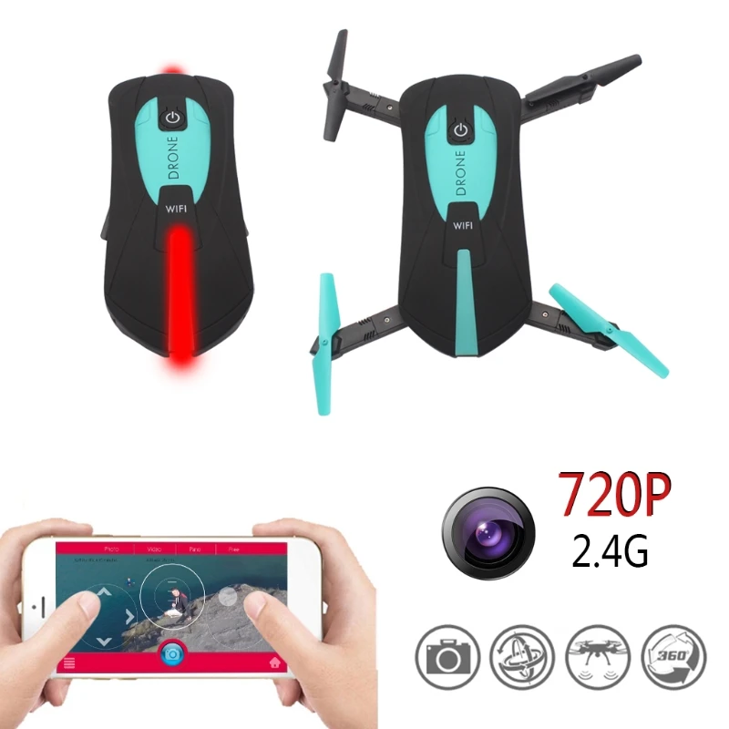 

JY018 Mini Drone Foldable WiFi HD FPV 0.3MP Camera Quadcopter Selfie RC Drones