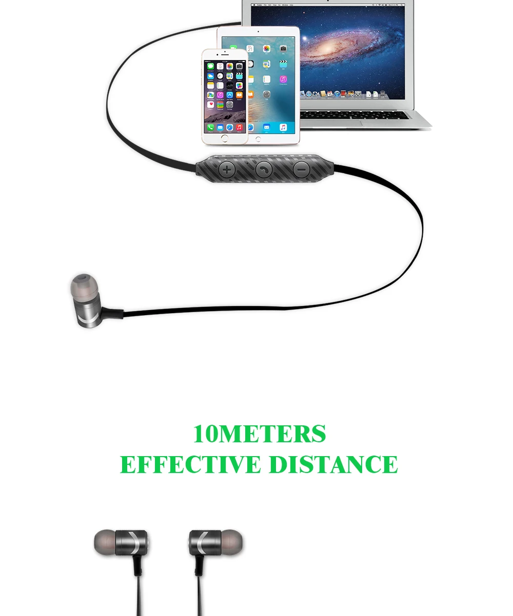 YODELI Bluetooth Earphone With MIC Sweatproof Gym Sport HIFI Wireless Earphones Stereo Headphones For Samsung iPhone Xiaomi LG (5)