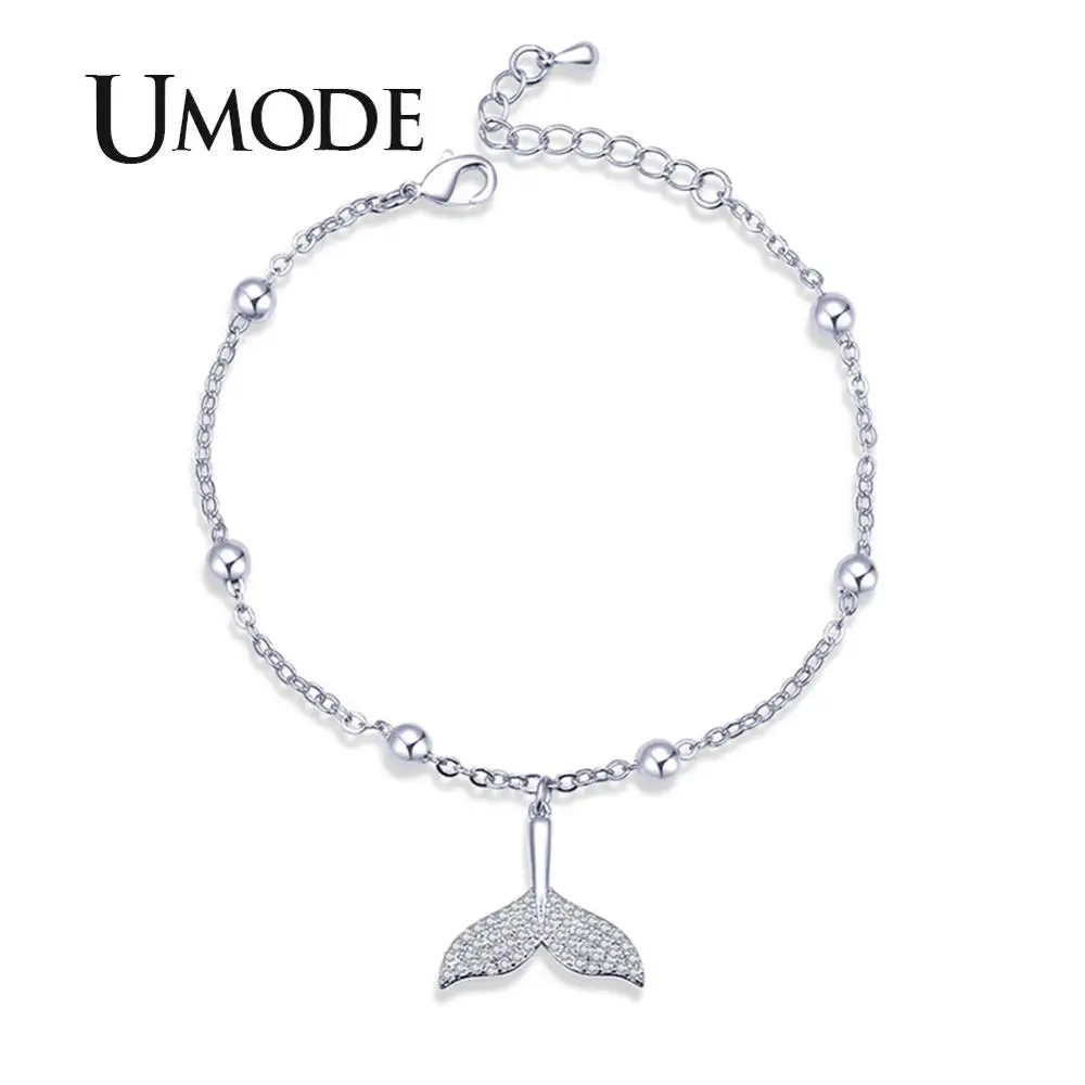 UMODE браслеты с хвостом русалки для женщин женские аксессуары для ювелирных изделий с хвостом Феи для девочек Подарки для вечерние корейские модные украшения UB0169B