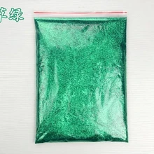 Нормальная серия зеленый блестящий порошок флэш-порошок, 500 г/пакет, защита окружающей среды, дизайн ногтей косметический материал