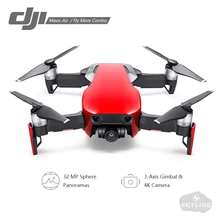 DJI Mavic Air/ Mavic Air Fly More Combo drone 4K 100Mbps Video 32Mp Sphere Panoranas 3Axis Gimbal Camera 4KM Remote Control dji