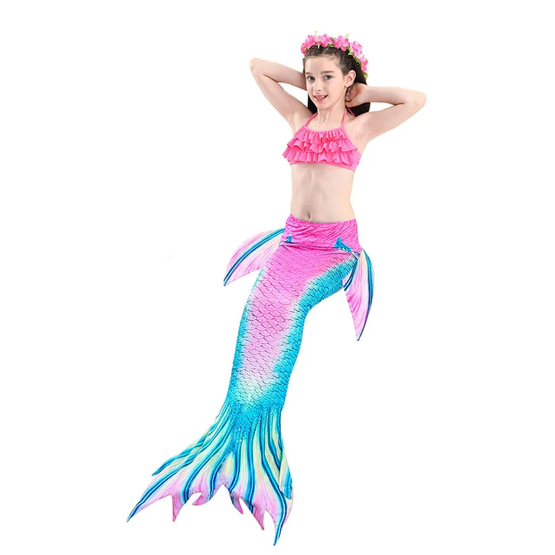 girls mermaid tail swimsuits DH61-WJF48-4