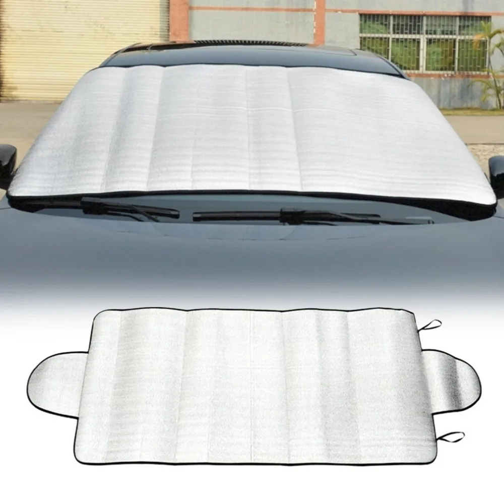 Профессиональный Пыленепроницаемый Чехол на лобовое стекло автомобиля предотвращает тепло солнце теневое ветровое стекло для холодильника замораживание УФ выцветание протектор 192x70