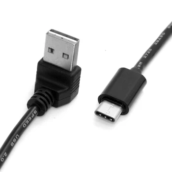 

Jimier CY USB-C USB 3.1 Type C to USB 2.0 90 Degree Angled Data Cable for Laptop & Tablet & Cell Phone