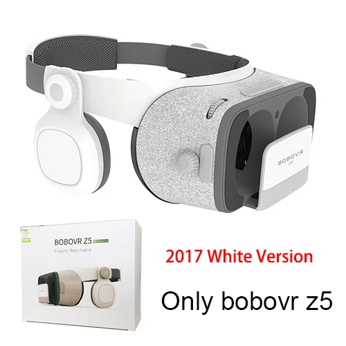 BOBOVR Z4 обновление BOBO VR Z5 120 FOV 3D картонный шлем очки виртуальной реальности стерео гарнитура коробка для 4,7- 6,2 'мобильный телефон - Цвет: 2017 Version Z5