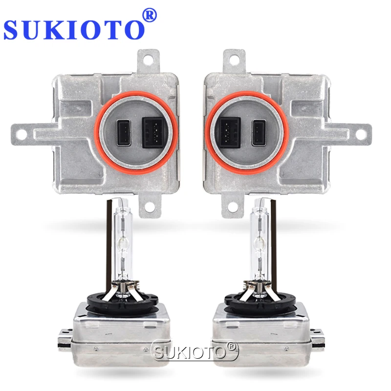 

SUKIOTO 55W OEM HID Xenon Kit D8S D1S D3S projector Headlight Kit 4300K 5000K 6000K 8000K for Beetles CC A1 A4 Q3 Q5 Car Lights