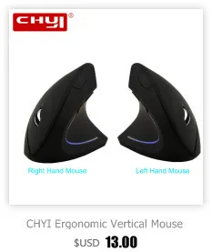 CHYI, вертикальная мышь, эргономичная, 1600 dpi, оптическая, 5 кнопок, игровая мышь, USB, проводная, компьютерная, Mause, геймер, с ковриком для мыши, для ПК, ноутбука