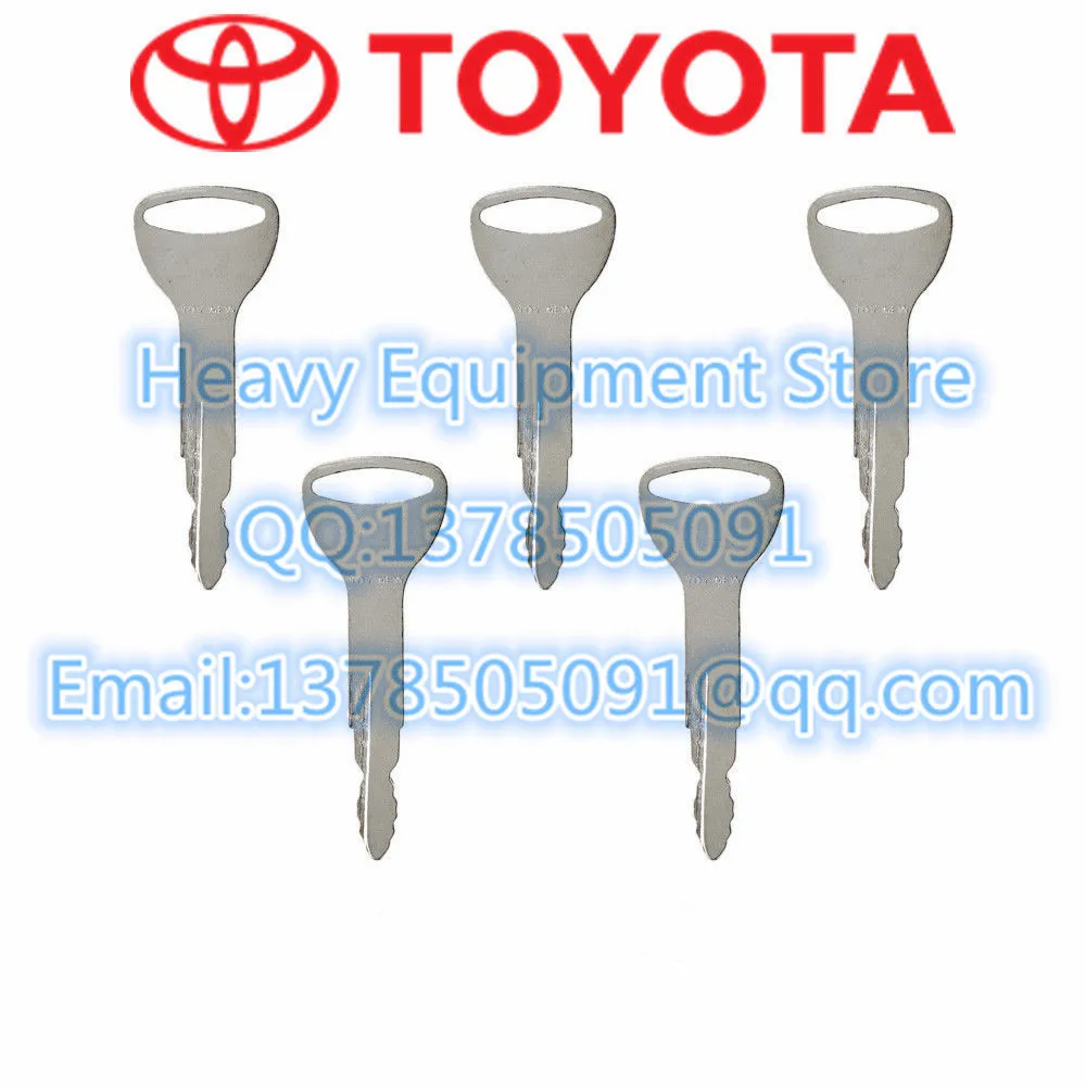 5 шт. Toynew ключ для Toyota вилочный погрузчик зажигание для тяжелой техники стартер переключатель игрушка-ключ
