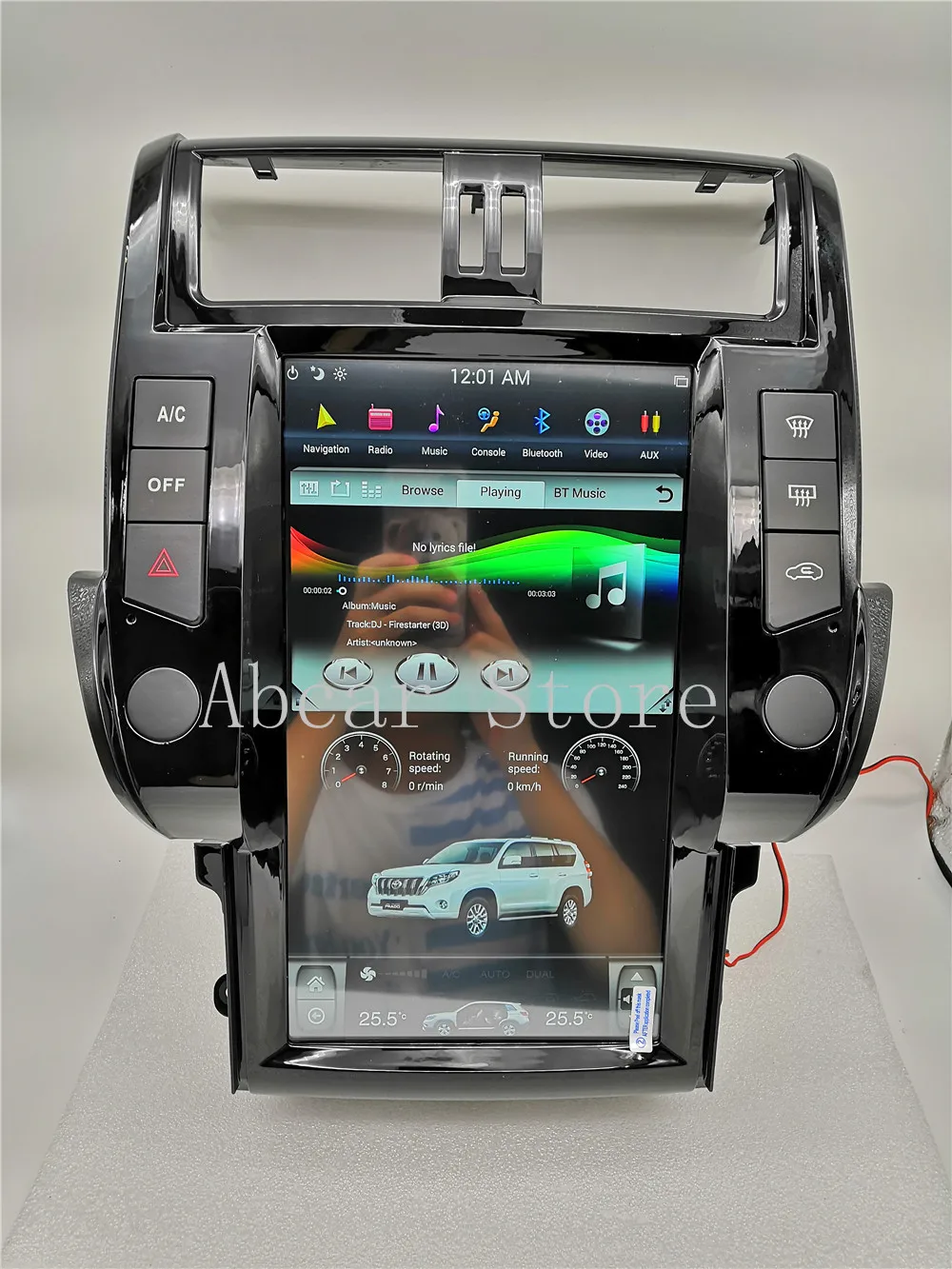 Perfect Tesla style Android 8.1 Car dvd player GPS Navigation For Toyota Land Cruiser Prado 150 2010 2011 2012 2013 support amplify 360 5