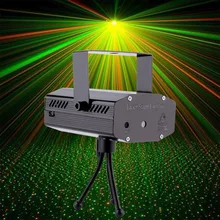 Wholesale Mini Projector R&G DJ Disco Light Stage Xmas Party Laser Lighting Show DJ-BK US PLUG Hot Search