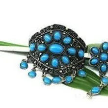 Красивые! Подлинная тибетская серебряная бижутерия резные шпильки