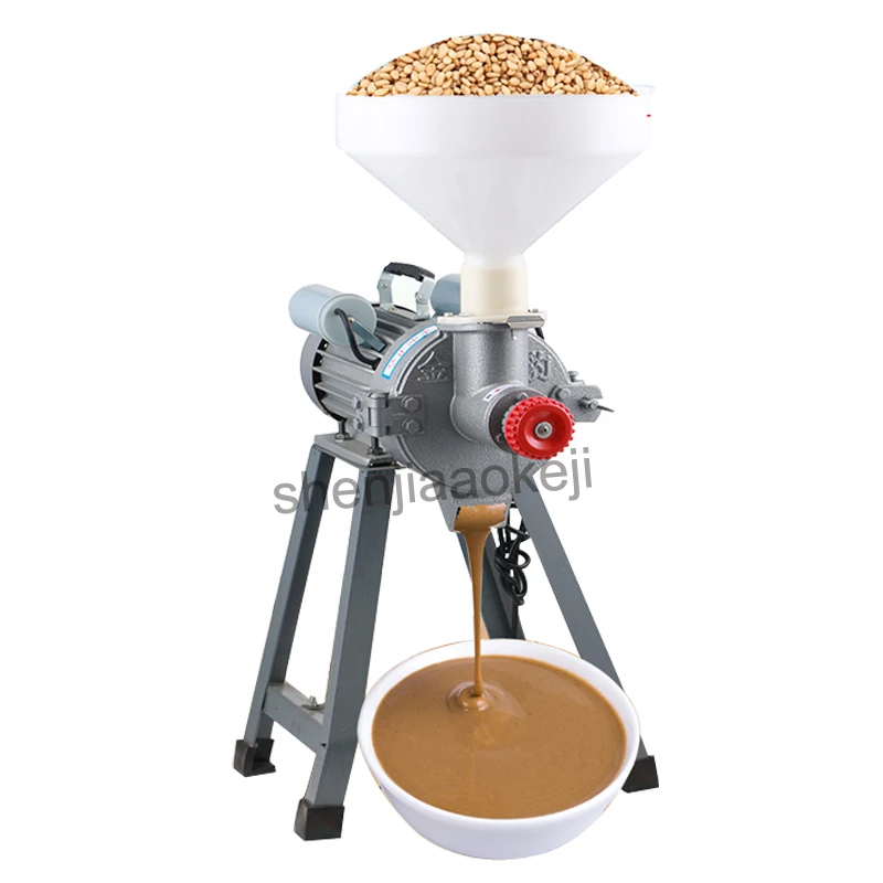 

220V Multifunctional Commercial Sesame Sauce Machine Household Mute Grinding Refiner Grinding Peanut Butter Mash Sauce Grinder