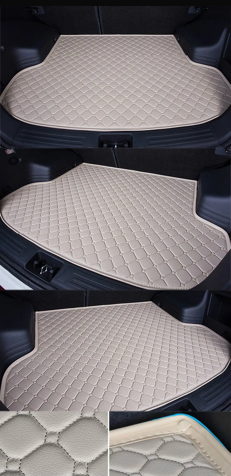 

Custom Special Car Trunk Mat for Volkswagen Polo Waterproof Durable Cargo Rugs Carpets