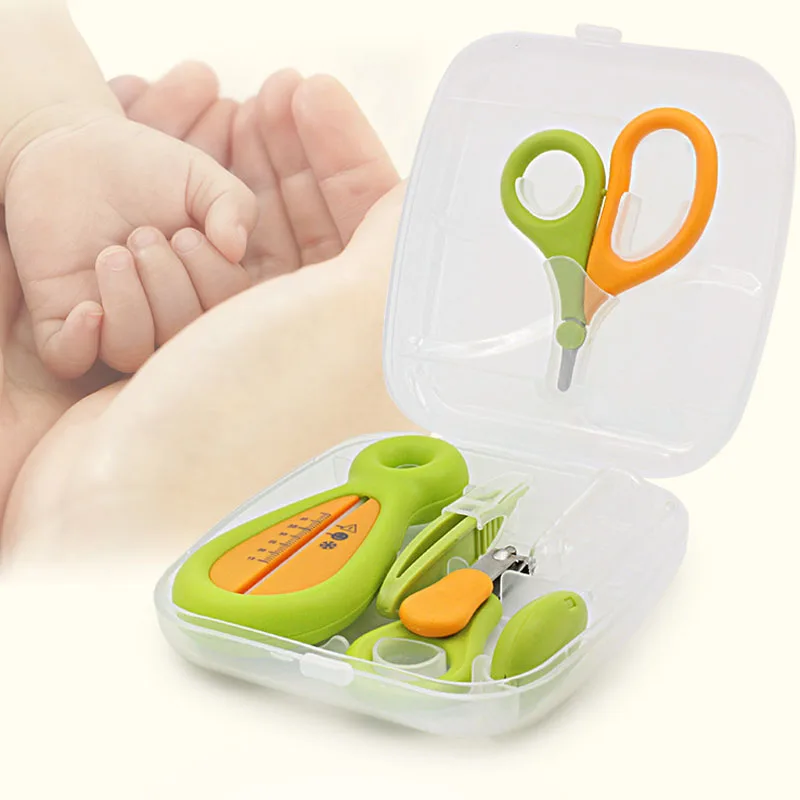 

6Pcs Set Newborn Baby Kids Pedicure Manicure Nail Ear Nose Health Care Grooming Kit Baby Healthcare Tool