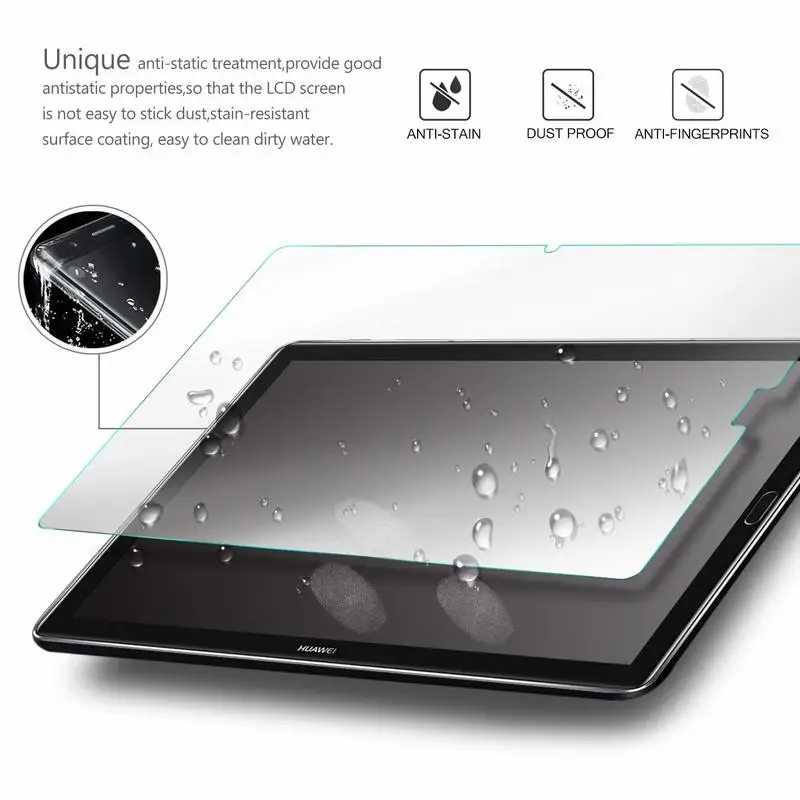 Закаленное стекло для Huawei Mediapad M5 10 8 дюйма защита экрана 9H прозрачная защитная