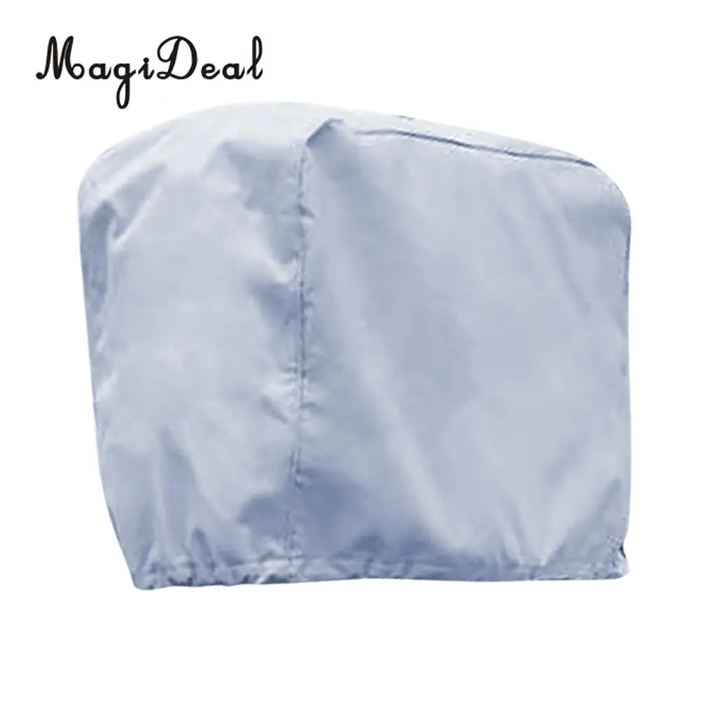 MagiDeal 30 to 90 HP Outboard Motor Boat Engine Protector Cover Universal Trailerable Grey