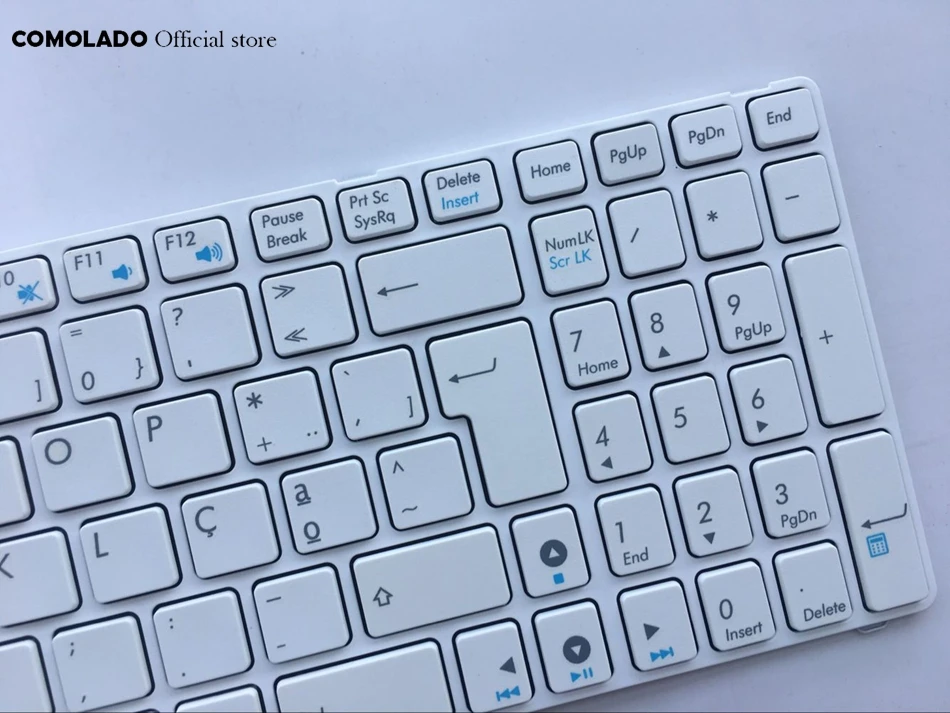PO Portugal Keyboard For Asus K52DE K52J K52N K52JC K52JE G60 G51 G53 K53S G72J G72JH G73 White With Frame Laptop Keyboard PO Layout (2)