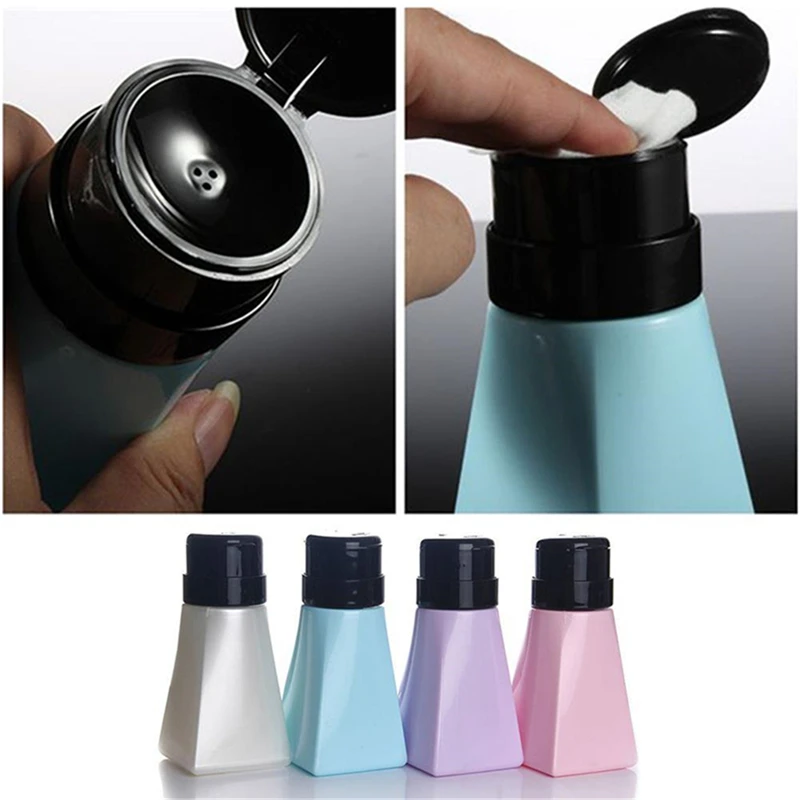 Корейский стиль маникюрное оборудование инструмент насос диспенсер Вакуумная бутылка жидкого масла УФ гель для ногтей Полировка Clear Clean Remover