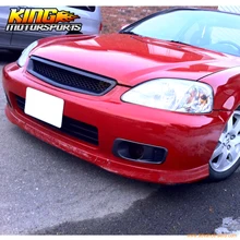 Подходит 99 00 HONDA CIVIC EK OEM SI фабрики Стиль передний бампер спойлер