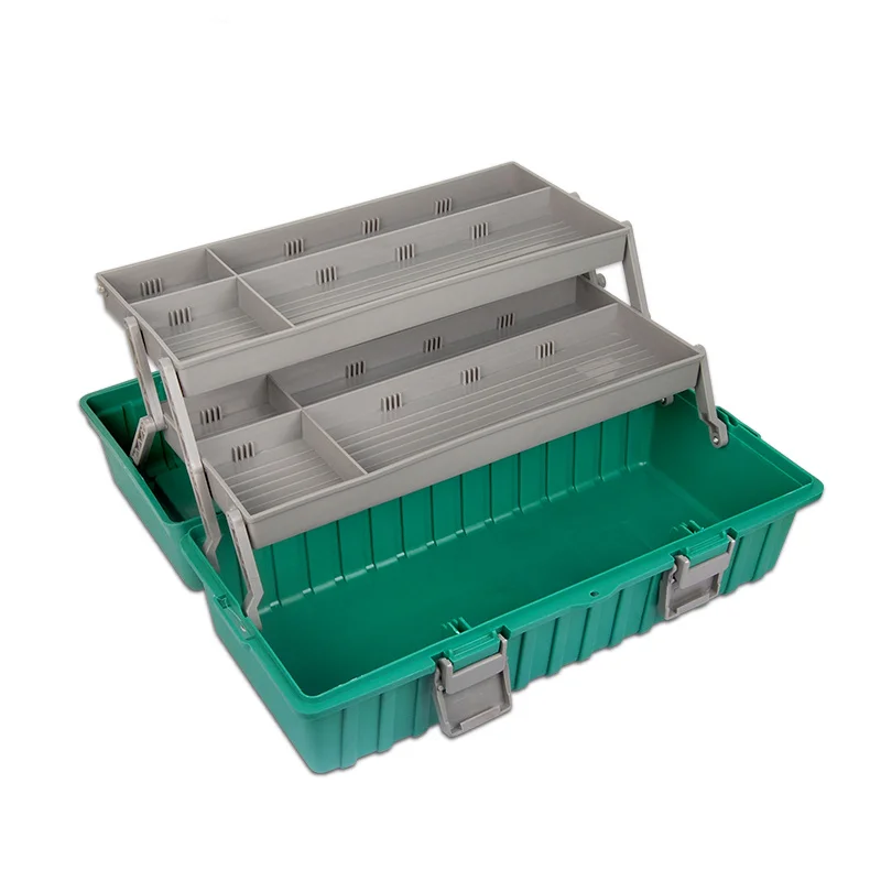 

Multifunctional Plastic Tool Box Removable Design Portable Suitcase case Large Capacity storage box organizer for tools