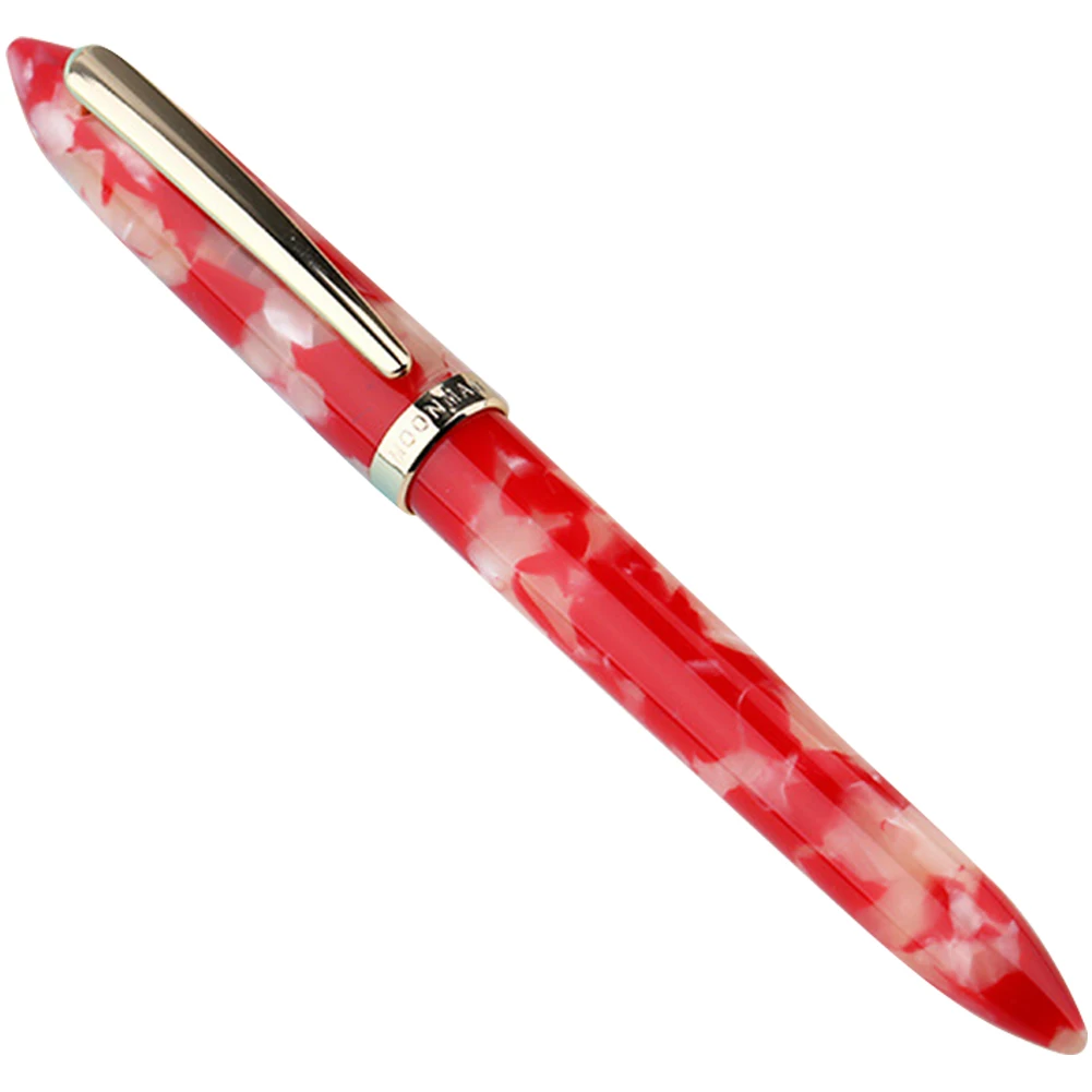 

0.38mm 0.5mm Portable Fine Nib Smooth Writing Marbling Fountain Pen Acrylic Resin Colorful Refillable School Gift Students
