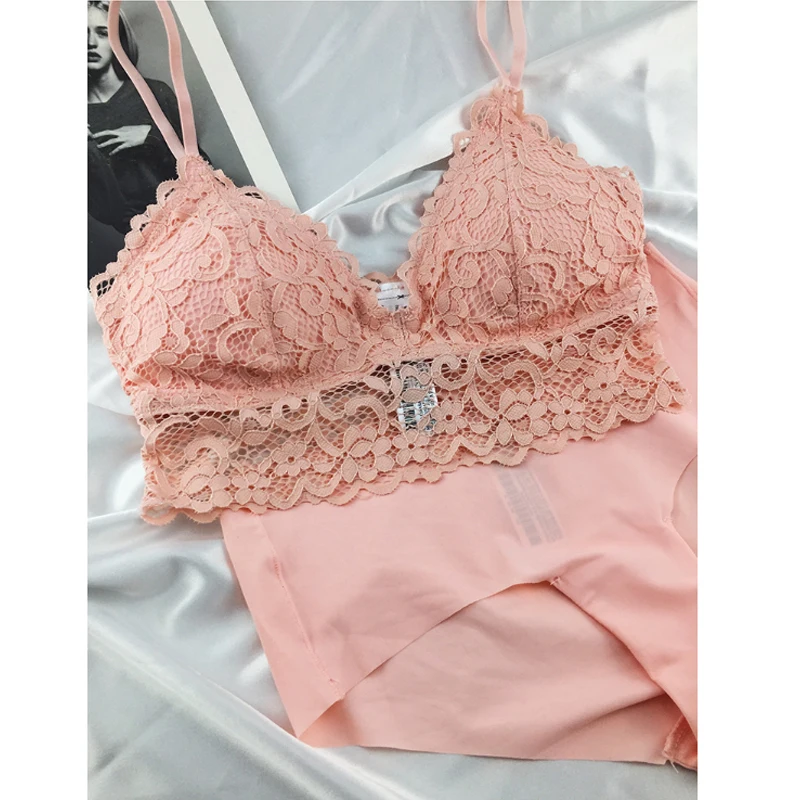  Bra and Briefs Sexy Bra Set Push Up Seamless Embroidery Bralette Erotic Lingerie Plus Size Transpar
