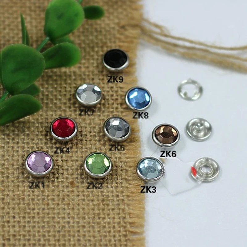 baby children layette clothes fake diamond decoration snap button 50setslot 10mm baby children layette clothes fake diamond decoration snap button 50setslot 10mm